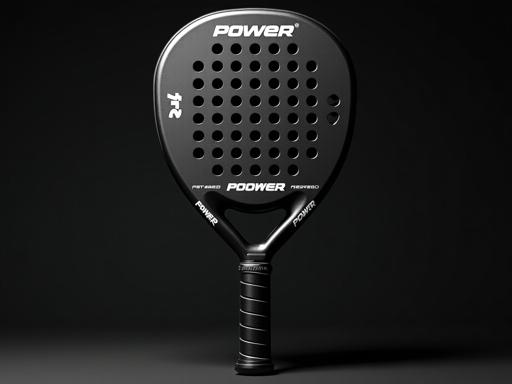 China Power Padel Black Rackets Manufacturer